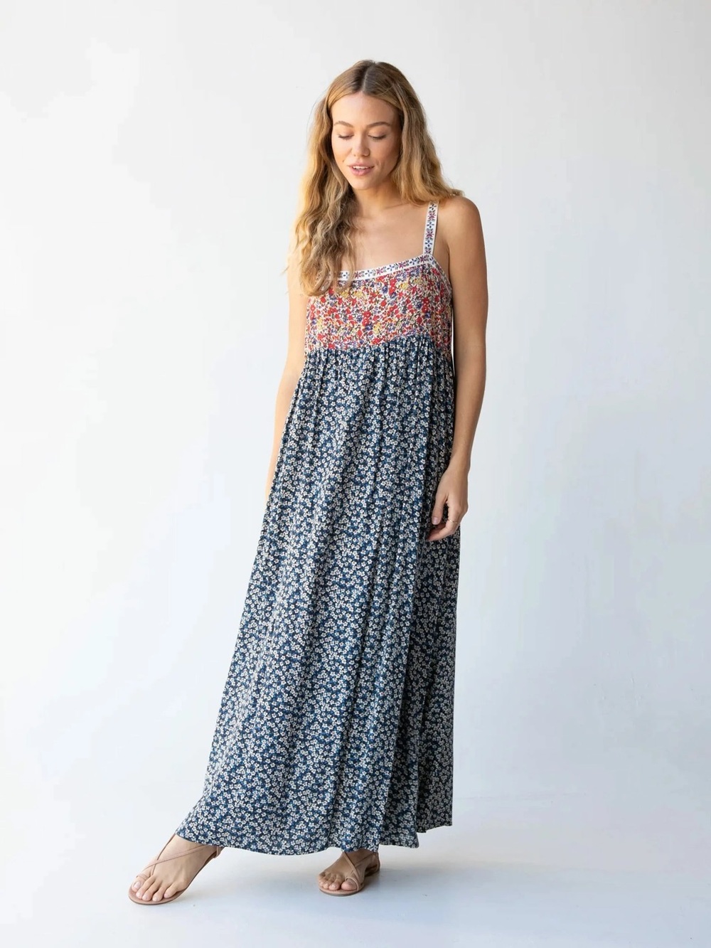 Natural Life Patti Side Slit Maxi Dress